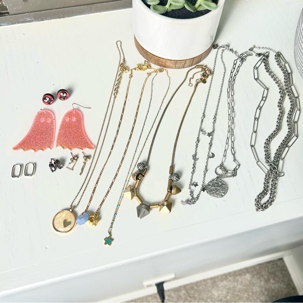Madewell and Lucky Brand with Boutique Jewelry Bundle